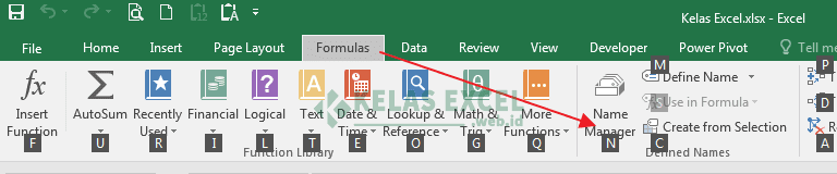 Shortcut Pada Excel