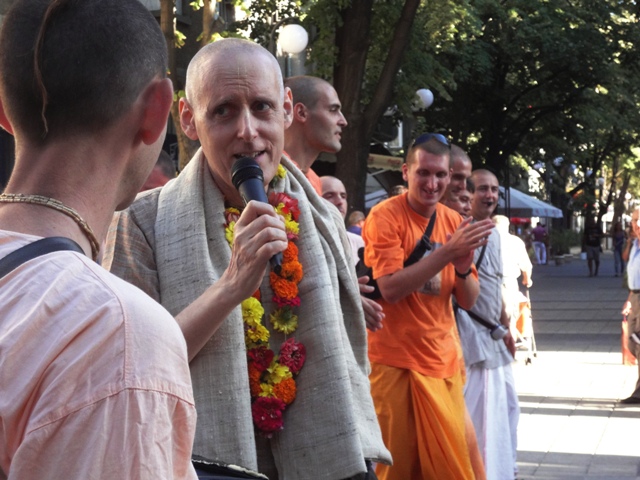 Sankarshan Das Super Ecstatic Ratha Yatra Kirtan Burgas, Bulgaria