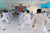 Asah Naluri Petarung Yonmarhanlan I Laksanakan Latihan Karate