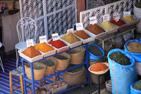 Especias en el zoco de Marrakech