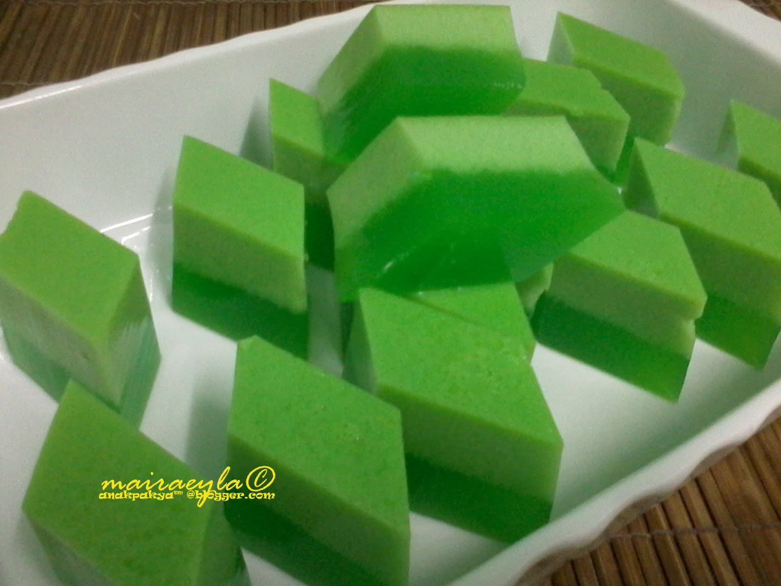 Catatan Anak Pak Ya: Agar-agar Santan Pandan FOR ALL