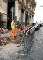 Cobblestones being replaced