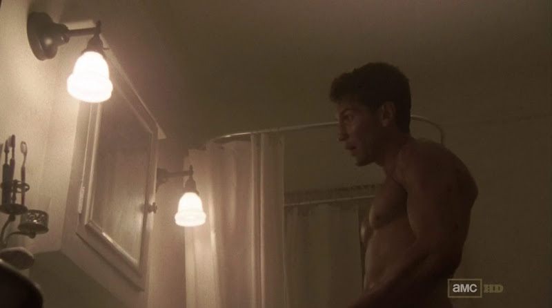 Jon Bernthal Shirtless in The Walking Dead s2e03