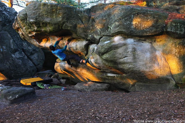 Ivan joue l'Arachné, 6b, Gorge aux Chats (C) Greg Clouzeau 