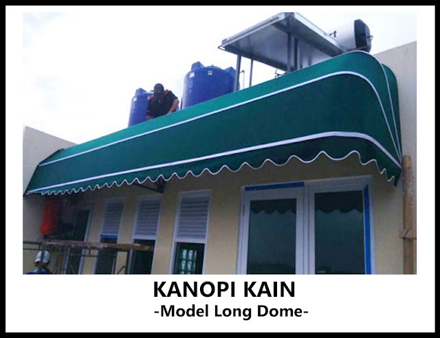 kanopi kain model long dome