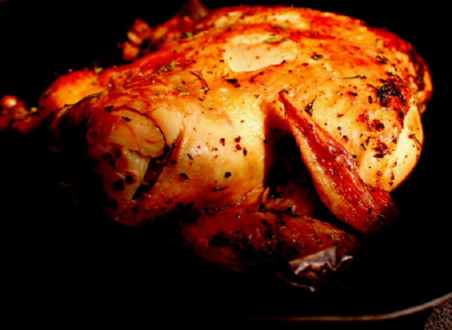 Beer Roasted Paprika Chicken