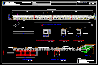 Gambar-Jembatan-Gelagar-Beton-Bertulang-Balok-T-Kelas-B-Bentang-14-Meter-Format-DWG-Autocad-09