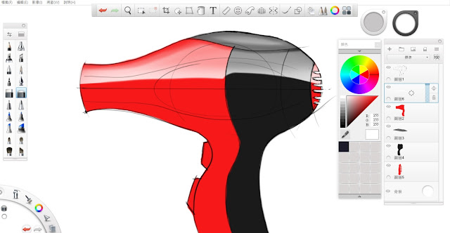 Sketchbook Pro 快速設計表現技法教學8