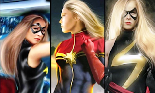 Rousey as Captain Marvel