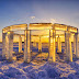 Five Friends Build “Icehenge” In The Middle Of A Frozen Lake