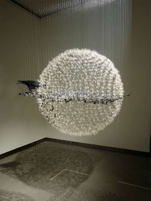 Unusual Floating Sculpture by Claire Morgan Seen On  www.coolpicturegallery.net