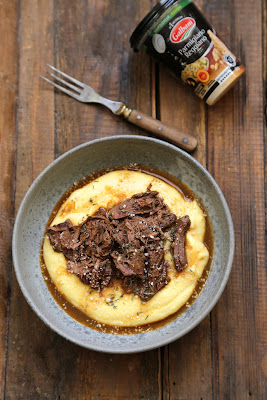 polenta ragout viande parmigiano regiano galbani