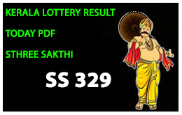 Kerala Lottery Result Today PDF: Sthreee Sakthi Lottery NO.SS-329 th DRAW held on 06-09-2022
