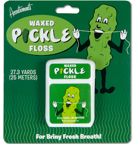 pickle-flavored floss