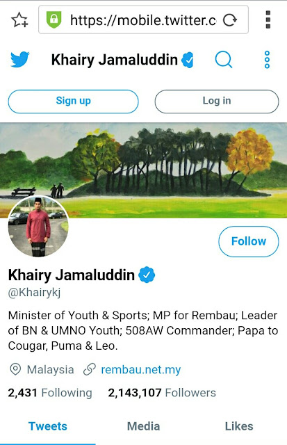 Biodata YB Khairy Jamaludin Atau KJ