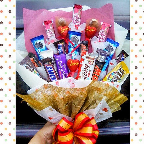 Mirza Simply Craft : DOORGIFT BAJET & BOUQUET COKLAT/CANDY