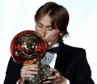 Luka Modric wins the Ballon d'Or 2018