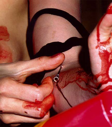 including blood letting menstrual blood and vampiric fetishes check out
