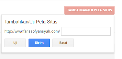 Menambahkan Sitemap Pada Search Console Webmaster