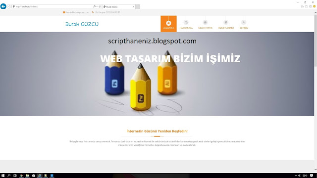 Php Web Tasarım Ve Ajans Scripti İndir 2017