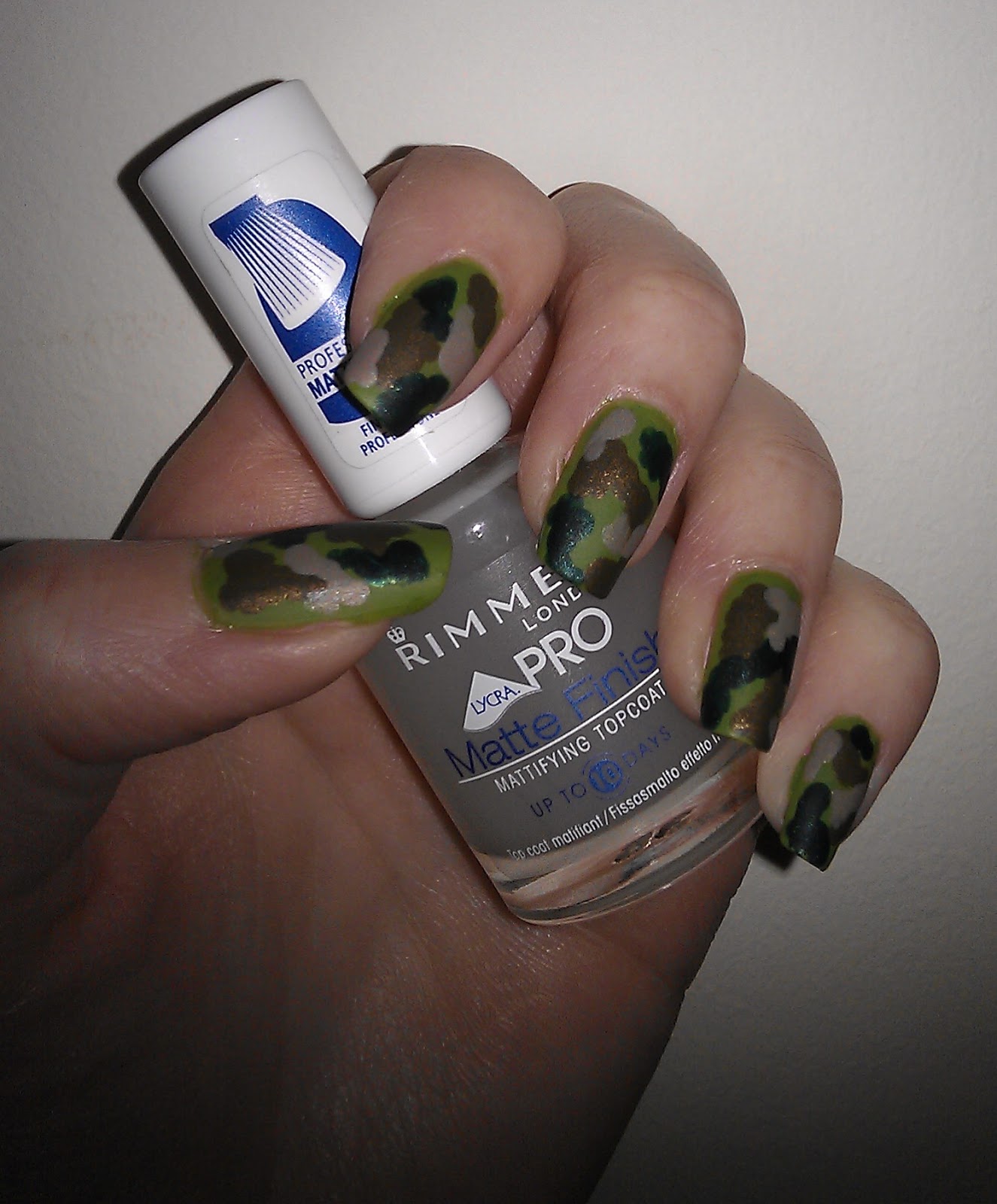 Paint your nails with a couple of coats of a bright green polish.