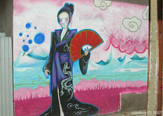 street art: geisha 2007