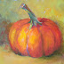 Pumpkin 11 Oil Painting by AZ Artist Amy Whitehouse