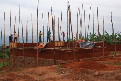 With the Scafolding in place formwork is much easier to operate