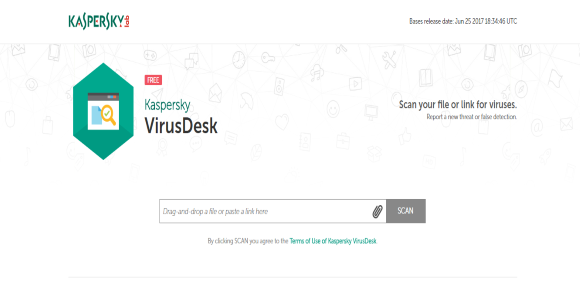 تعرف على خدمة Kaspersky VirusDesk الجديدة لفحص الملفات و الروابط عبر الإنترنت