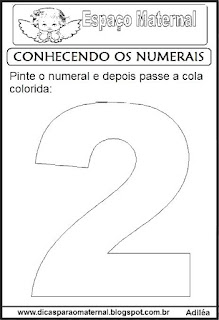 Numerais educação infantil 