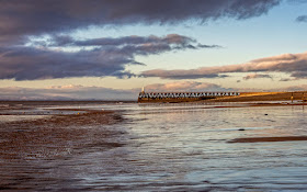 Photo of Maryport pier at low tide