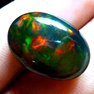 Natural black opal kaliamaya biasa disebut batu permata opal kalimaya