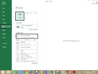 Printing the Active Worksheet or Entire Workbook in MS Excel