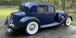 Blue and black 1936 Packard 1401 Sedan