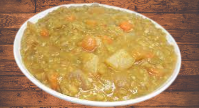 Recipe for split pea soup with ham bone