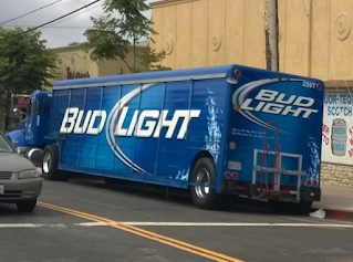 Budweiser vrachtwagen in Amerika