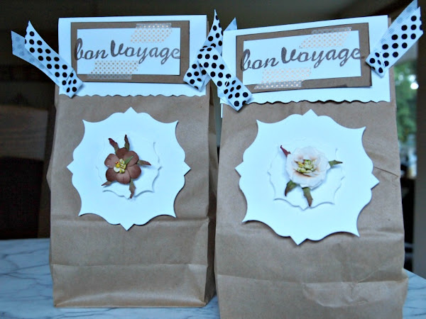 Bon Voyage Treat Bags and Bidding The Design Team Adieu