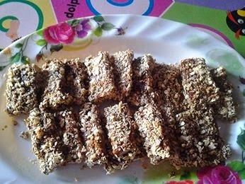 Roti Bakar Salut Coklat dan Nestum