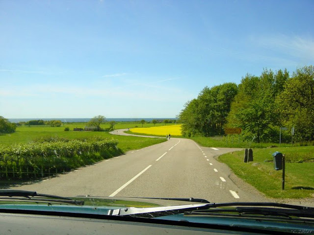 På väg mot Kullen, den nordligaste delen av sundet.