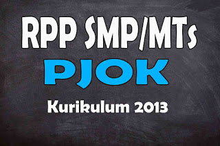 RPP 1 Lembar PJOK SMP Kurikulum 2013