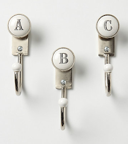 alphabet hooks - A B C