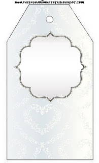 Silver Free Printable Bookmarks.