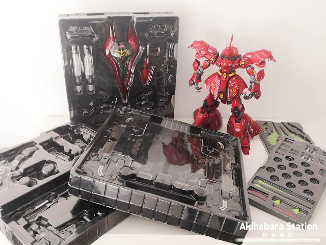 Review de Metal Structure MSN-04 Sazabi, Tamashii Nations.