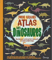 Mon grand atlas des dinosaures, de Martin Sanders (Editions Grenouille, 2018)