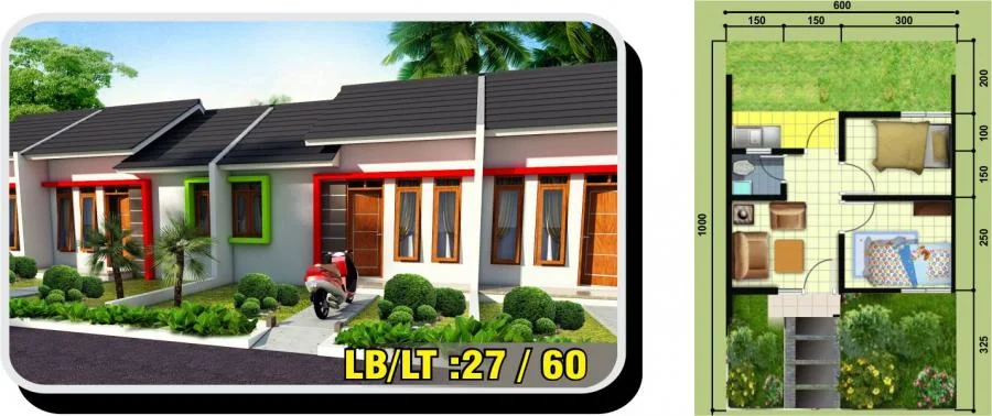 Rumah Dijual Rumah Subsidi Minimalis Tipe 27 60 Tanpa Dp 0