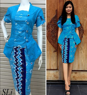 Model-Baju-Batik-Setelan-untuk wanita karir