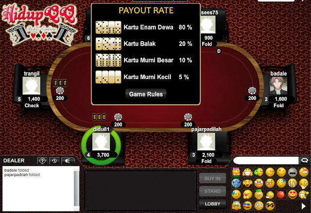  JUDI POKER | DOMINOQQ | BANDARQ | CAPSA SUSUN | HIDUPQQ