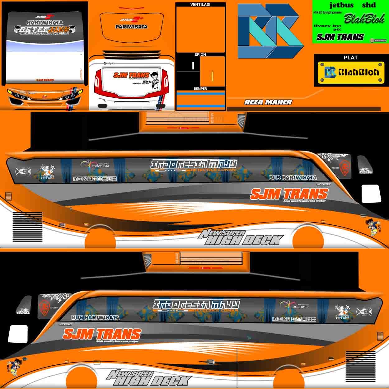 livery bussid conan