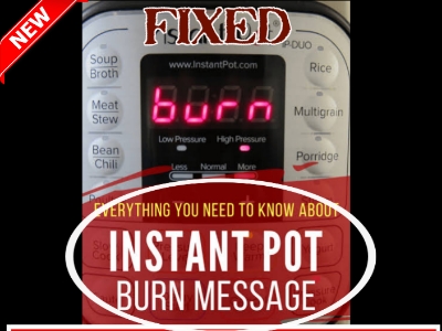 instant pot burn error