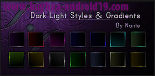 STYLE BRUSES GRADIENT COOL FOR PHOTOSHOP